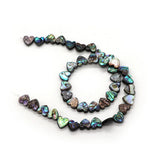 Abalone Shell Heart Beads 10mm Charm DIY Jewelry