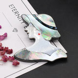 Abalone Shell Lady Girl Brooches for DIY Jewelry Making