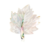 Abalone Shell Leaf Shape Brooch Women Jewelry Wedding Party Pins