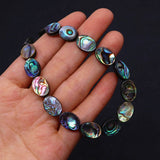 Abalone Shell Oval Beads Necklace Bracelet Pendant Gift