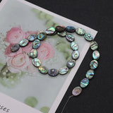Abalone Shell Oval Beads Necklace Bracelet Pendant Gift