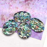 Abalone Shell Oval Necklace Pendant for Jewelry Making DIY Women Gift