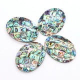 Abalone Shell Oval Necklace Pendant for Jewelry Making DIY Women Gift