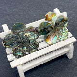 Abalone Shell Pendant Flower Charm for Jewelry Making