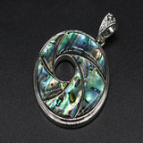 Abalone Shell Mother of Pearl Pendant Mix-Color Necklace DIY