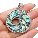 Abalone Shell Mother of Pearl Pendant Mix-Color Necklace DIY