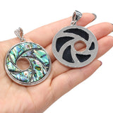 Abalone Shell Mother of Pearl Pendant Mix-Color Necklace DIY