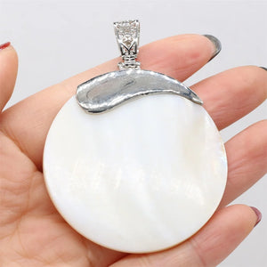 Abalone Shell Pendant Mother of Pearl for Jewelry Making DIY Necklace