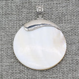 Abalone Shell Pendant Mother of Pearl for Jewelry Making DIY Necklace