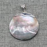 Abalone Shell Pendant Mother of Pearl for Jewelry Making DIY Necklace