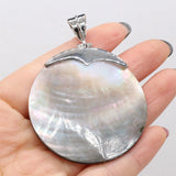 Abalone Shell Pendant Mother of Pearl for Jewelry Making DIY Necklace