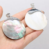 Abalone Shell Pendant Mother of Pearl for Jewelry Making DIY Necklace
