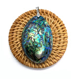 Abalone Shell Pendants Oval Jewelry DIY Necklace Making