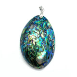 Abalone Shell Pendants Oval Jewelry DIY Necklace Making