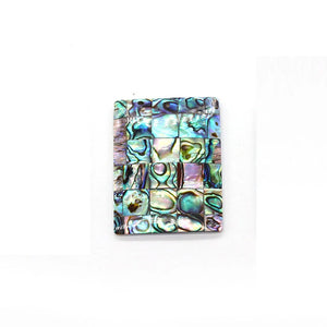 Abalone Shell Pendant Rectangular DIY Necklace Jewelry Accessory