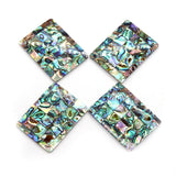 Abalone Shell Pendant Rectangular DIY Necklace Jewelry Accessory