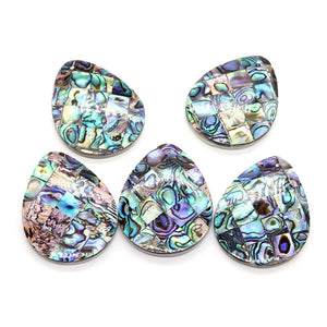 Abalone Shell Water Drop Pendant Vintage DIY Necklace Charms