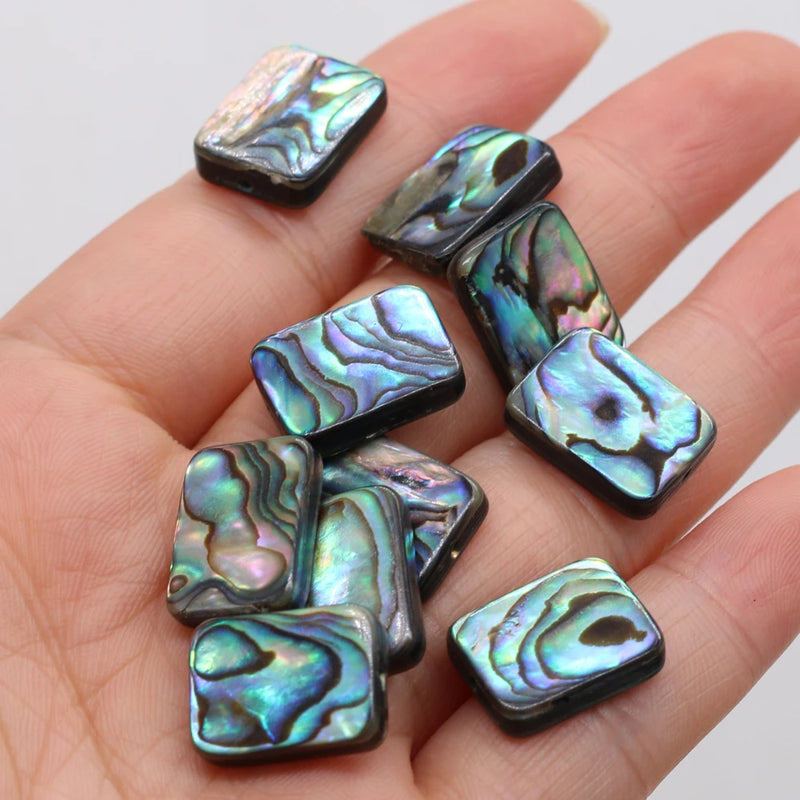 Abalone Shell Rectangular Bead Jewelry Making