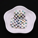 Abalone Shell Suture Rectangular Pendant 30x40mm