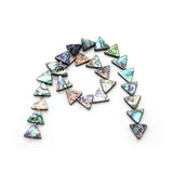 Abalone Shell Triangle Beads Charm Necklace Earrings Jewelry Bracelet