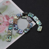 Natural Abalone Shells Square Beads for DIY Jewelry