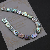 Natural Abalone Shells Square Beads for DIY Jewelry