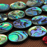 Abalone Shell Oval Coin Beads 6x8-15x20mm Necklace 15inch