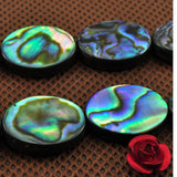 Abalone Shell Oval Coin Beads 6x8-15x20mm Necklace 15inch