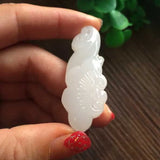 Natural Afghan Yulingchi Sheep Fat Jade Pendant