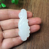 Natural Afghan Yulingchi Sheep Fat Jade Pendant