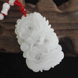 Afghanistan Stone Dragon Pendant Necklace Jewelry