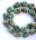 Turquoise Flat Pear Shape 13*18mm Loose Beads Jewelry Making
