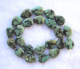 Turquoise Flat Pear Shape 13*18mm Loose Beads Jewelry Making