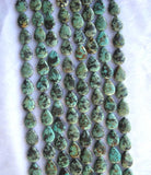 Turquoise Flat Pear Shape 13*18mm Loose Beads Jewelry Making