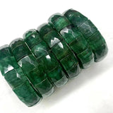 African Jade Stone Beads Bracelet Gemstone Bangle for Women Men Gift
