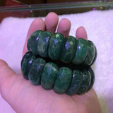 African Jade Stone Beads Bracelet Natural Stone Bangle Charming Jewelry