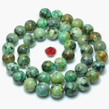 African Turquoise Round Beads for Jewelry Making
