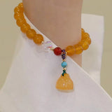 Natural Agate Bead Bracelet High Jewelry Gift Bracelet for Women