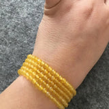 Natural Agate Bracelet & Yellow Multi-Circle Female Bracelet