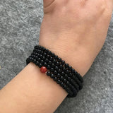 Natural Agate Bracelet & Yellow Multi-Circle Female Bracelet