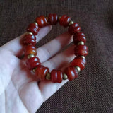 Natural Agate Bracelet Men Women Healing Gemstone Fine Jewelry