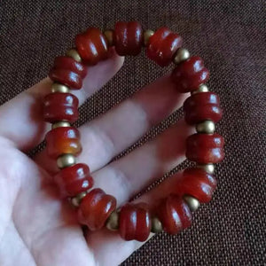 Natural Agate Bracelet Men Women Healing Gemstone Fine Jewelry