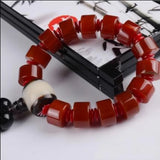 Natural Agate Bracelet Joker Beads Bracelet for Men and Women