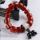 Natural Agate Bracelet Joker Beads Bracelet for Men and Women