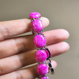 Agate Chalcedony Charm Bracelet for Women
