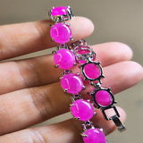 Chalcedony Charm Bracelet for Women