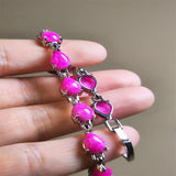 Agate Chalcedony Charm Bracelet for Women