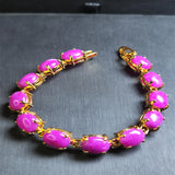 Agate Chalcedony Charm Bracelet for Women