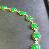 Agate Chalcedony Charm Bracelet for Women