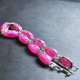 Agate Chalcedony Charm Bracelet for Women